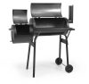HECHT SENTINEL-MINOR Faszenes kerti grill, smoker, két tűztér
