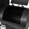 HECHT SENTINEL-MINOR Faszenes kerti grill, smoker, két tűztér
