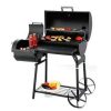 HECHT SENTINEL-MINOR Faszenes kerti grill, smoker, két tűztér