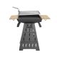 HECHT VESUV Faszenes kerti grill, BBQ+tTŰZRAKÓ+GRILL, 3IN1
