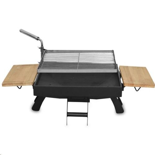 HECHT VESUV Faszenes kerti grill, BBQ+tTŰZRAKÓ+GRILL, 3IN1