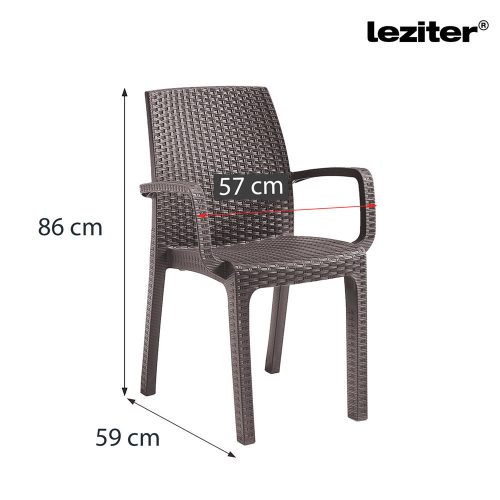 Verdi műanyag kerti szék