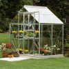 üvegház VITAVIA VENUS 2500 tiszta üveg 3 mm ezüst színű LG1025