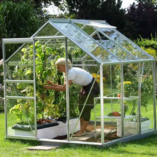 üvegház VITAVIA VENUS 3800 tiszta üveg 3 mm ezüst színű LG1026