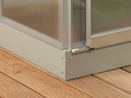 üvegház VITAVIA VENUS 3800 tiszta üveg 3 mm ezüst színű LG1026