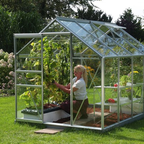 üvegház VITAVIA VENUS 5000 tiszta üveg 3 mm ezüst színű LG1027