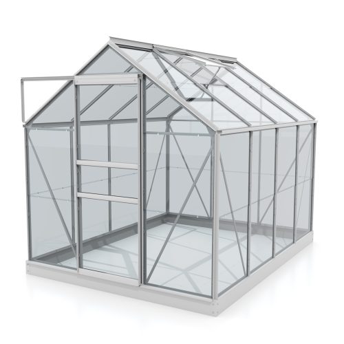 üvegház VITAVIA VENUS 5000 tiszta üveg 3 mm ezüst színű LG1027