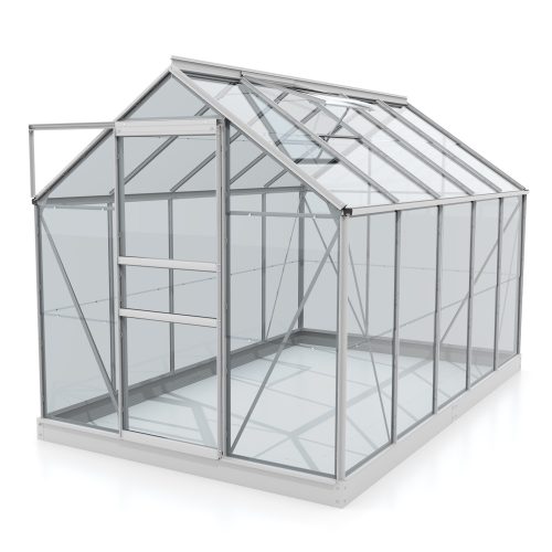 üvegház VITAVIA VENUS 6200 tiszta üveg 3 mm ezüst színű LG1028