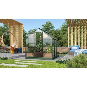   üvegház VITAVIA VENUS 5000 tiszta üveg 3 mm zöld színű LG1032