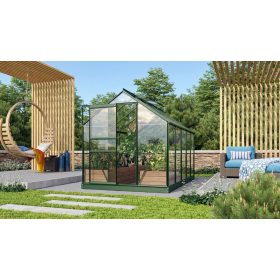   üvegház VITAVIA VENUS 6200 tiszta üveg 3 mm zöld színű LG1033