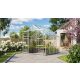 üvegház VITAVIA URANUS 6700 tiszta üveg 3 mm ezüst színű LG1035