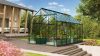 üvegház VITAVIA URANUS 11500 tiszta üveg 3 mm zöld színű LG1039