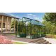 üvegház VITAVIA URANUS 11500 tiszta üveg 3 mm zöld színű LG1039