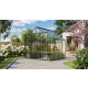 üvegház VITAVIA URANUS 6700 tiszta üveg 3 mm zöld színű LG1040