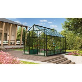   üvegház VITAVIA URANUS 9900 tiszta üveg 3 mm zöld színű LG1042