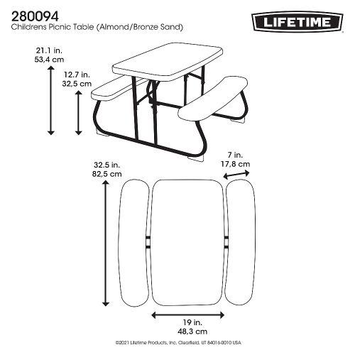 gyermek piknik szett 83 cm LIFETIME 280094 LG1194