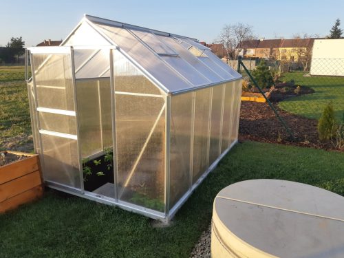 üvegház VITAVIA TARGET 7500 PC 4 mm ezüst LG1471