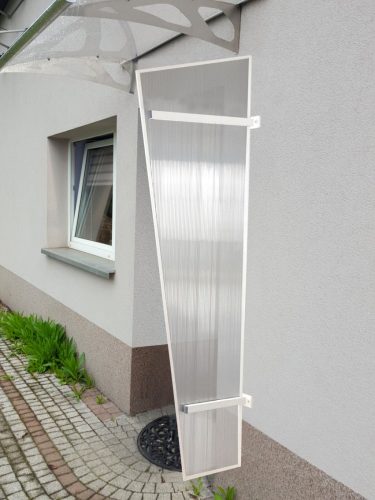 Lanitplast univerzális oldalfal előtetőhöz fehér