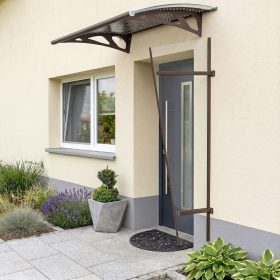   univerzális oldalfal a tetőhöz LANITPLAST UNI barna / PLEXI LG1497
