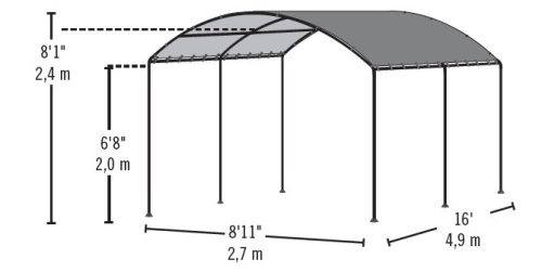 ponyva pavilon MONARC 25866EU LG1606