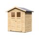 fából készült kerti ház KARIBU DAHME 1 (42558) natur LG1700