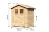 fából készült kerti ház KARIBU DAHME 1 (42558) natur LG1700