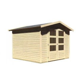   fából készült kerti ház KARIBU AMBERG 4 (82973) natur LG1705