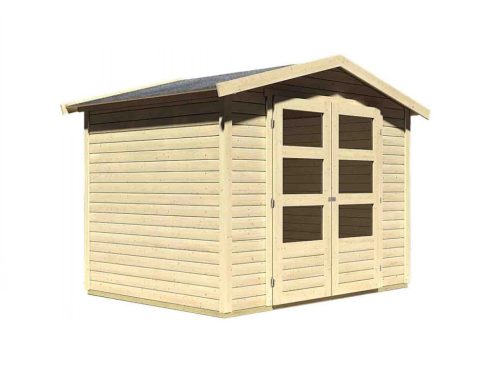 fából készült kerti ház KARIBU AMBERG 3 (82972) natur LG1755