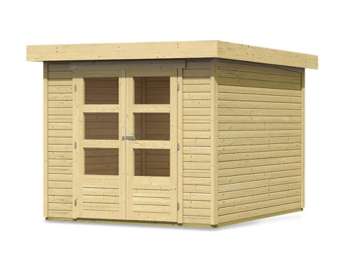 fából készült kerti ház KARIBU ASKOLA 3 (73060) natur LG1760