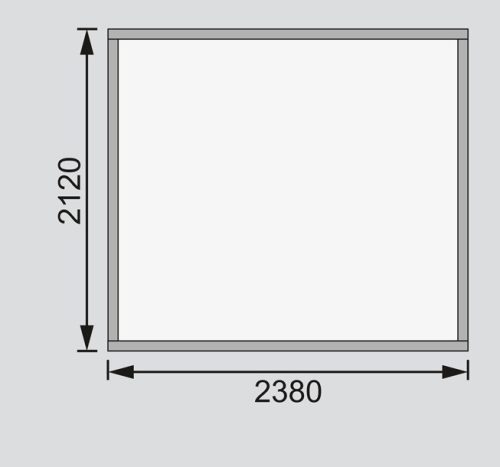 fából készült kerti ház KARIBU ASKOLA 3 (82902) terragrau LG1761