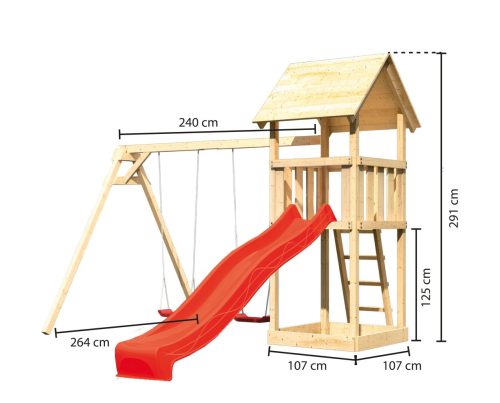 játszóterek gyerekeknek KARIBU LOTTI 89346 LG1824