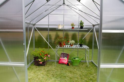 üvegház VITAVIA URANUS 8300 PC 6 mm ezüst színű LG186