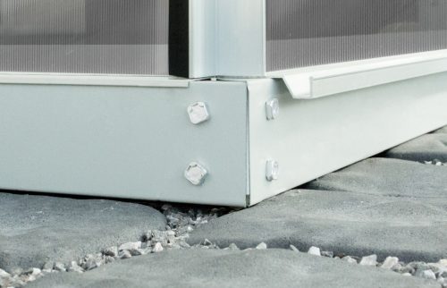 üvegház VITAVIA URANUS 9900 PC 6 mm ezüst színű LG187