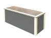 magaságyás KARIBU HOCHBEET 282 (91550) terragrau LG1999