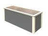 Magaságyás KARIBU HOCHBEET 282 (91550) terragrau