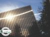 alumínium pergola LANITPLAST WALL 33 fehér + bronz PC LG2121
