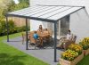 alumínium pergola LANITPLAST WALL 43 antracit + opal PC LG2124