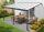alumínium pergola LANITPLAST WALL 43 antracit + opal PC LG2124