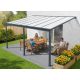 alumínium pergola LANITPLAST WALL 43 antracit + opal PC LG2124