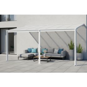   alumínium pergola LANITPLAST WALL 53 fehér + opal PC LG2133