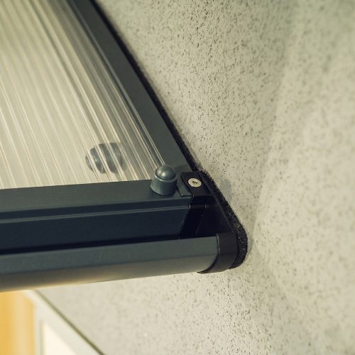 bejárati előtető LANITPLAST TOPAZ 130/70 antracit LG2176