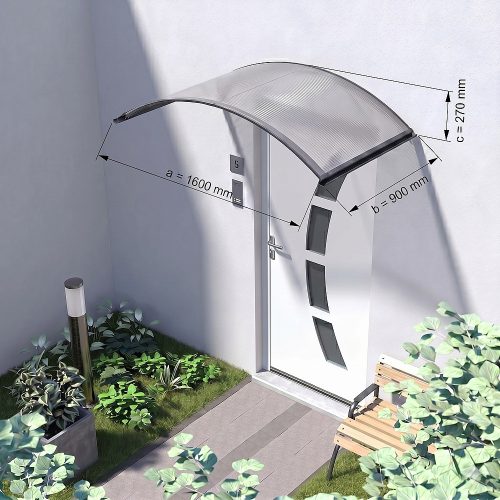 bejárati előtető LANITPLAST ARCUS 160/90 antracit LG2177