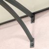bejárati előtető LANITPLAST MELES 160/85 antracit LG2180