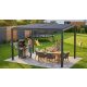 alumínium bioklimatikus pergola LANITPLAST STANDARD 3x3 m LG2299