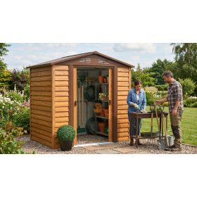 fém kerti ház LANITPLAST MAXTORE WOOD 65 LG2300