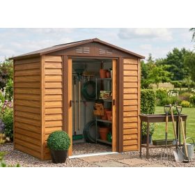 fém kerti ház LANITPLAST MAXTORE WOOD 65 LG2300