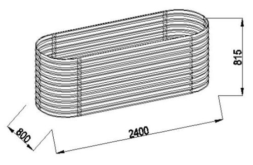 magaságyás LANITPLAST WAVE 248 LG2419