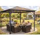 kerti pavilon LANITPLAST 33 antracit + bronz PC LG2454