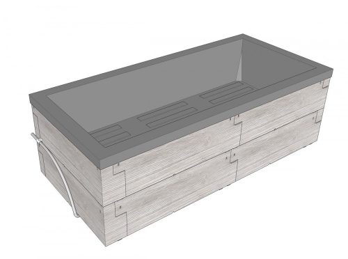 Magaságyás JUWEL TIMBER BALCONY