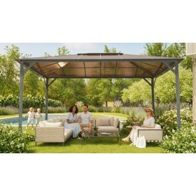 kerti pavilon LANITPLAST 43 antracit + bronz PC LG2469